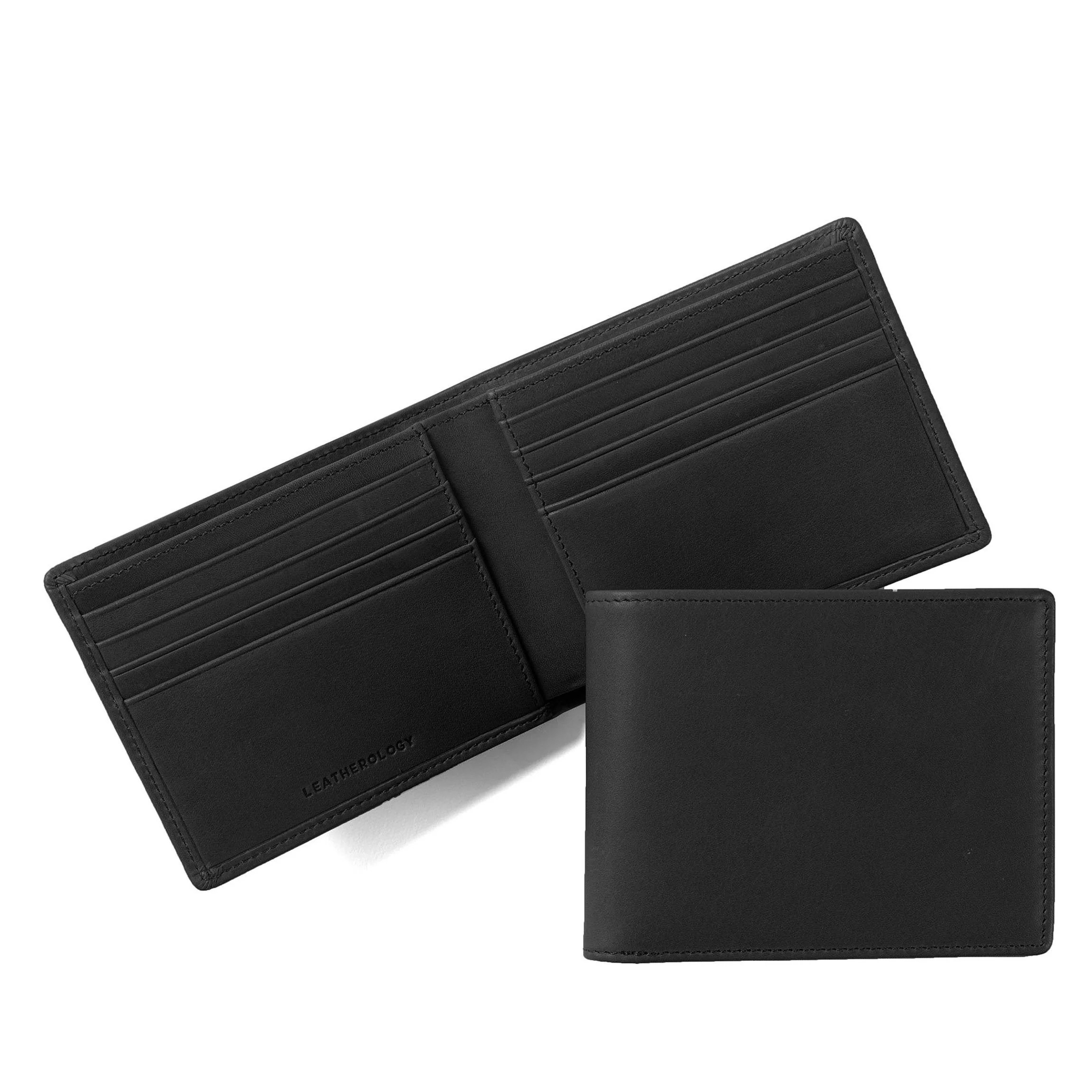 Bifold Wallet Black Oil | Leatherology