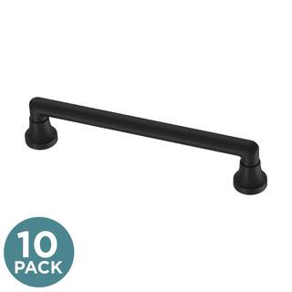 Liberty 10-Pack Phoebe 5-1/16 in. (128 mm) Modern Matte Black Cabinet Drawer Pulls P48089C-FB-K1 ... | The Home Depot