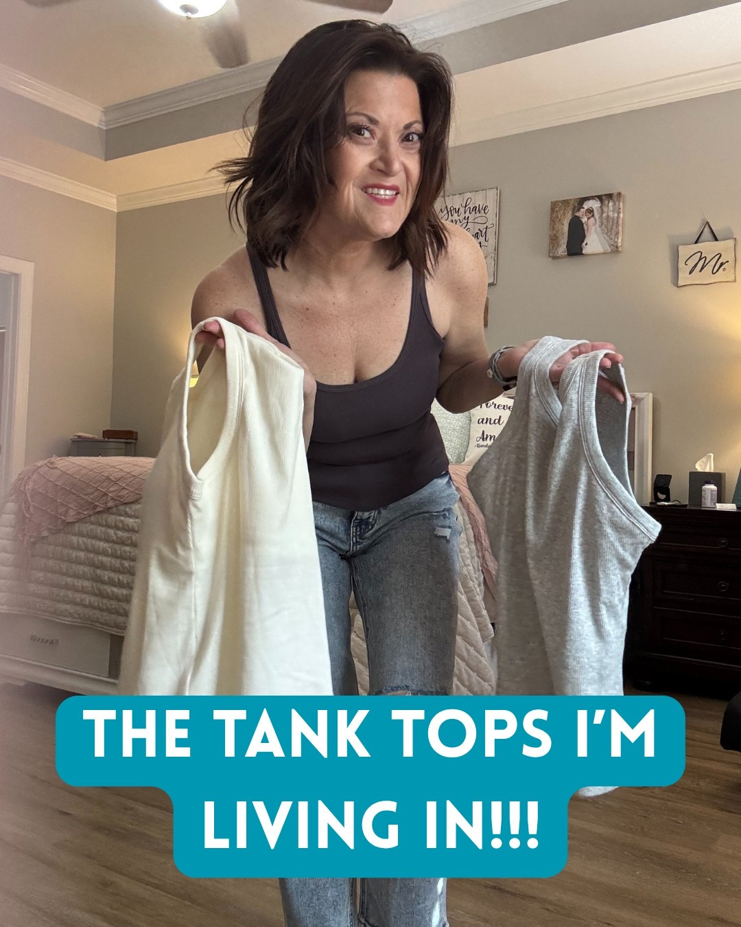 These tank tops are EVERYTHING!! Cute, comfy and BUILT IN BRA!!! These are perfect for summer but will also be a great layering piece for fall!! I already have 3 colors and 2 more on the way!!

#amazonfind #amazonfashion #layeringpiece #transitionalpiece #builtinbra #versatile 

#LTKSeasonal #LTKStyleTip #LTKOver40