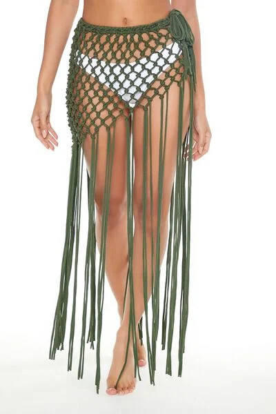 Crochet Swim Cover-Up Skirt | Forever 21