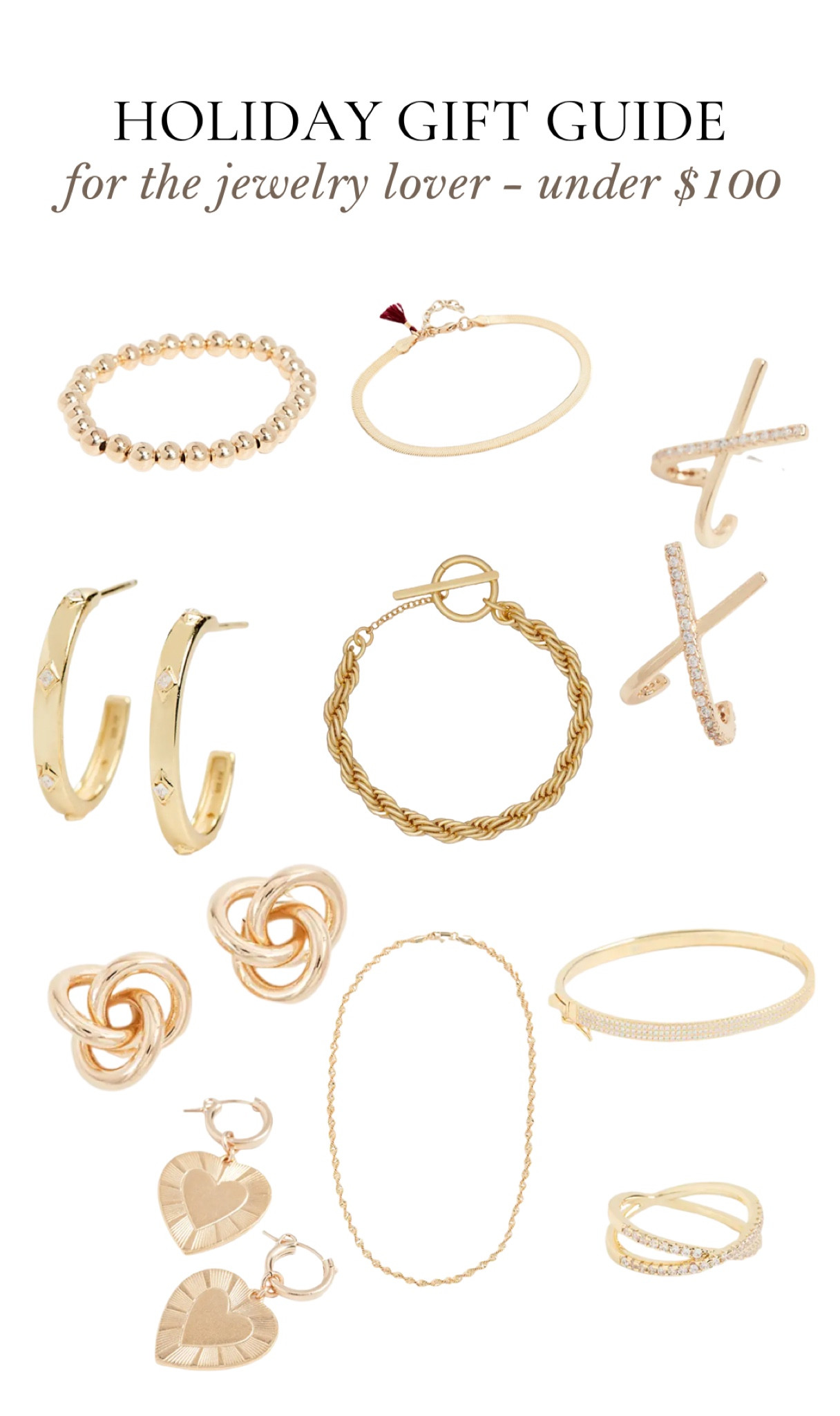 Gift guide - for the jewelry lover under $100