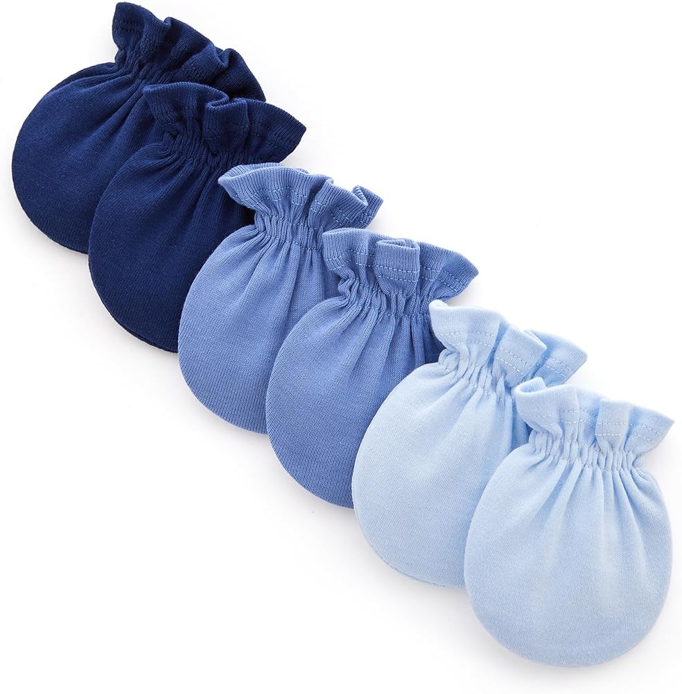 Pro Goleem Newborn Baby Mittens 100% Cotton No Scratch Soft Breathable Gloves for Boys&Girls 0-6 ... | Amazon (US)