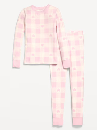 Gender-Neutral Snug-Fit Graphic Pajama Set for Kids | Old Navy (US)
