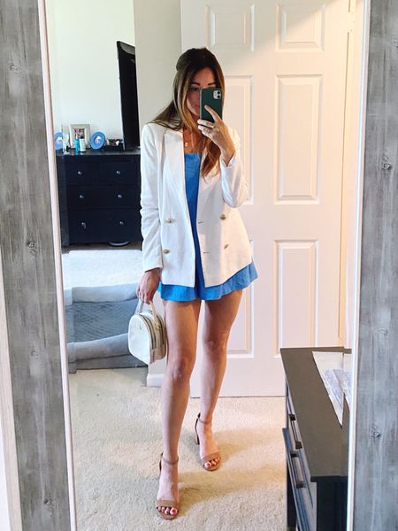 Just found the cutest sky blue romper and style it 3 ways! Love that I can turn one piece into 3 outfits with items I already own. From a beach outfit, mom on the go, girls night out to a Taylor swift concert…target fashion is perfect! And budget friendly. 

#LTKstyletip #LTKunder50 #LTKFestival