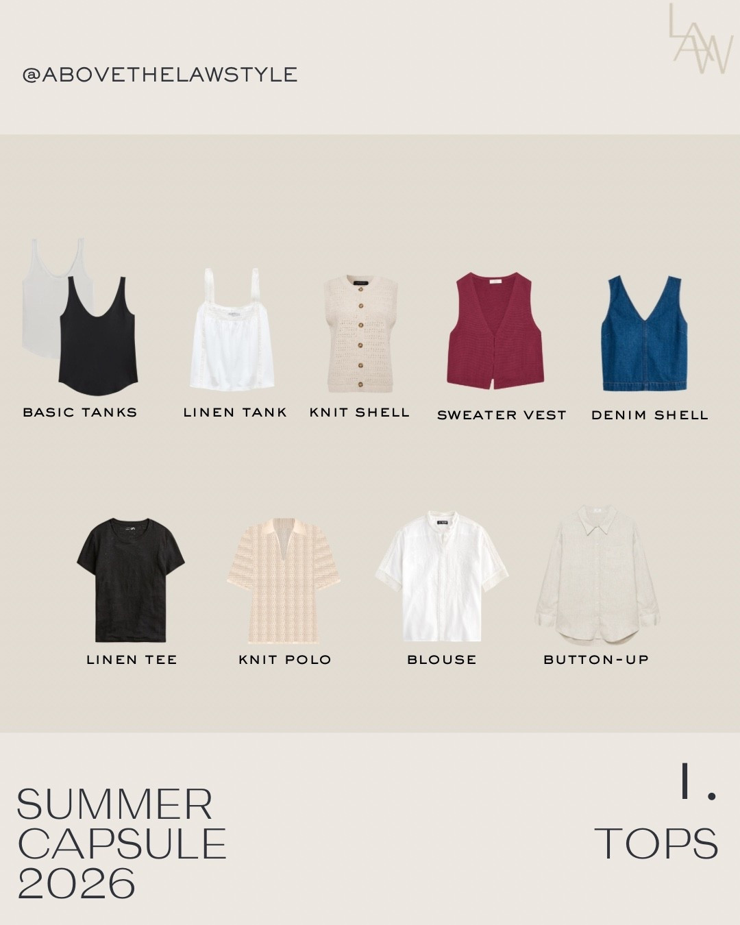 Summer Capsule Tops

#LTKSeasonal #LTKOver40