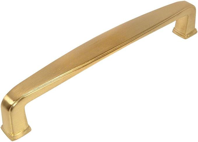 5 Pack - Cosmas 4392-128BB Brushed Brass Modern Cabinet Hardware Handle Pull - 5" Inch (128mm) Ho... | Amazon (US)