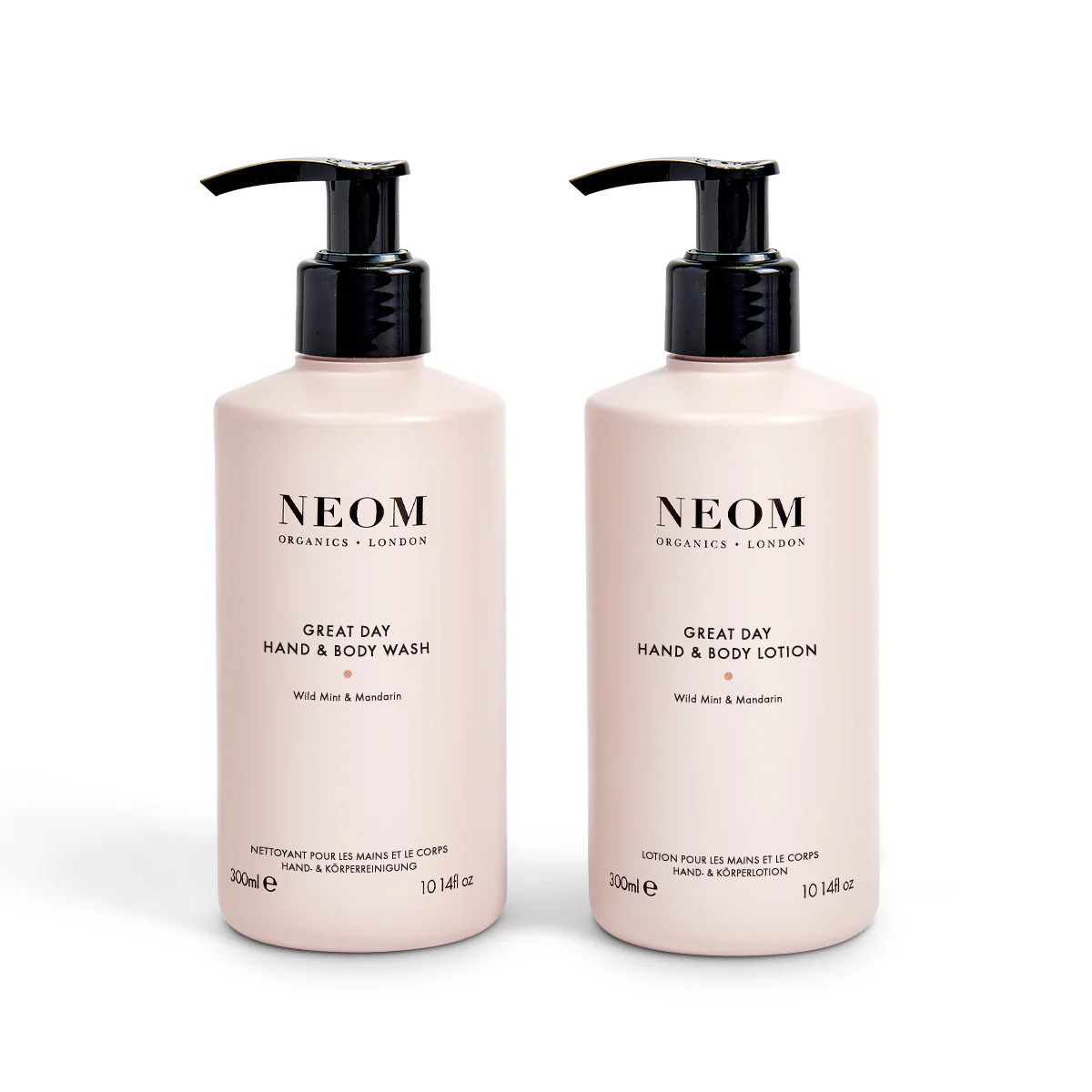 Great Day Hand & Body Wash and Lotion 300ml | NEOM Organics