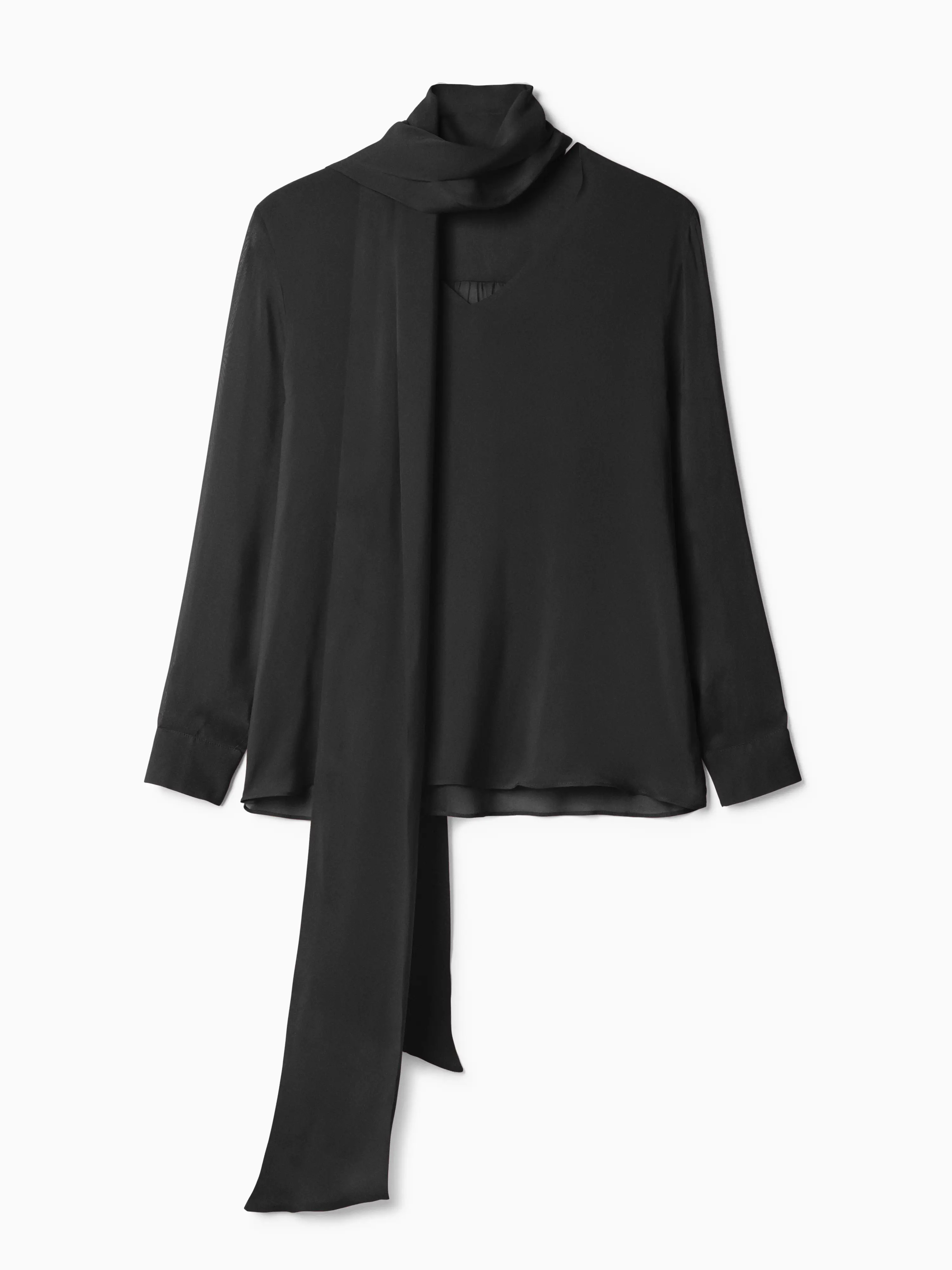 Chiffon scarf blouse | House of Dagmar