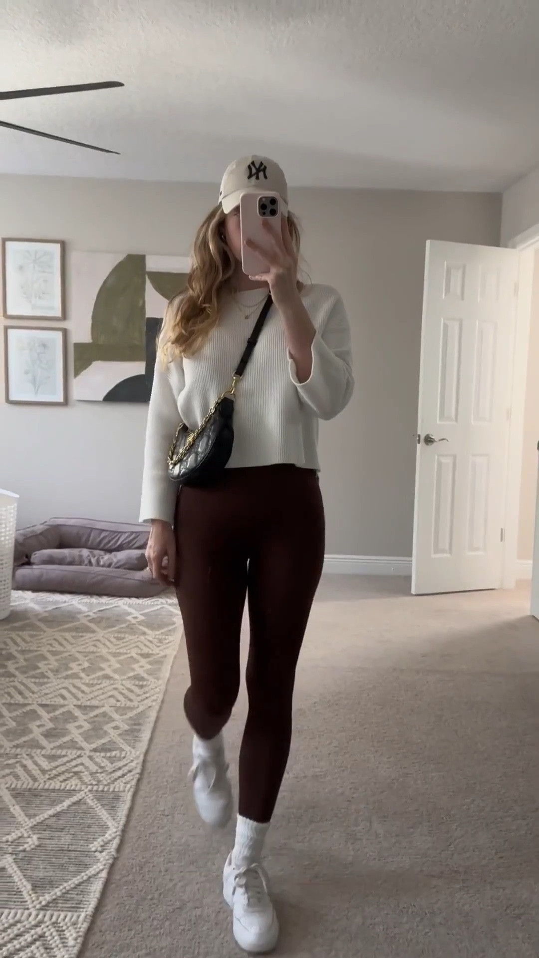 Neutral athleisure done right 🤎 this brown athletic bodysuit is my go to staple 💅🏻 breathable, snatching, and perfect for everything from workouts to everyday wear. Added a white sweater on top for an elevated off duty look, styled with AF1s, calf socks, and my everyday black Gucci crossbody. Easy to dress up or down for errands, travel, gym days, or lounging. Everything is linked and ready to shop ✨

#LTKfit #athleisurewear #offdutystyle #neutraloutfits #everydayathleisure #gymtoerrands #traveloutfit #comfortstyle #ltkunder100 #styledcomfort

#LTKSaleAlert #LTKGiftGuide #LTKfitnessgoals