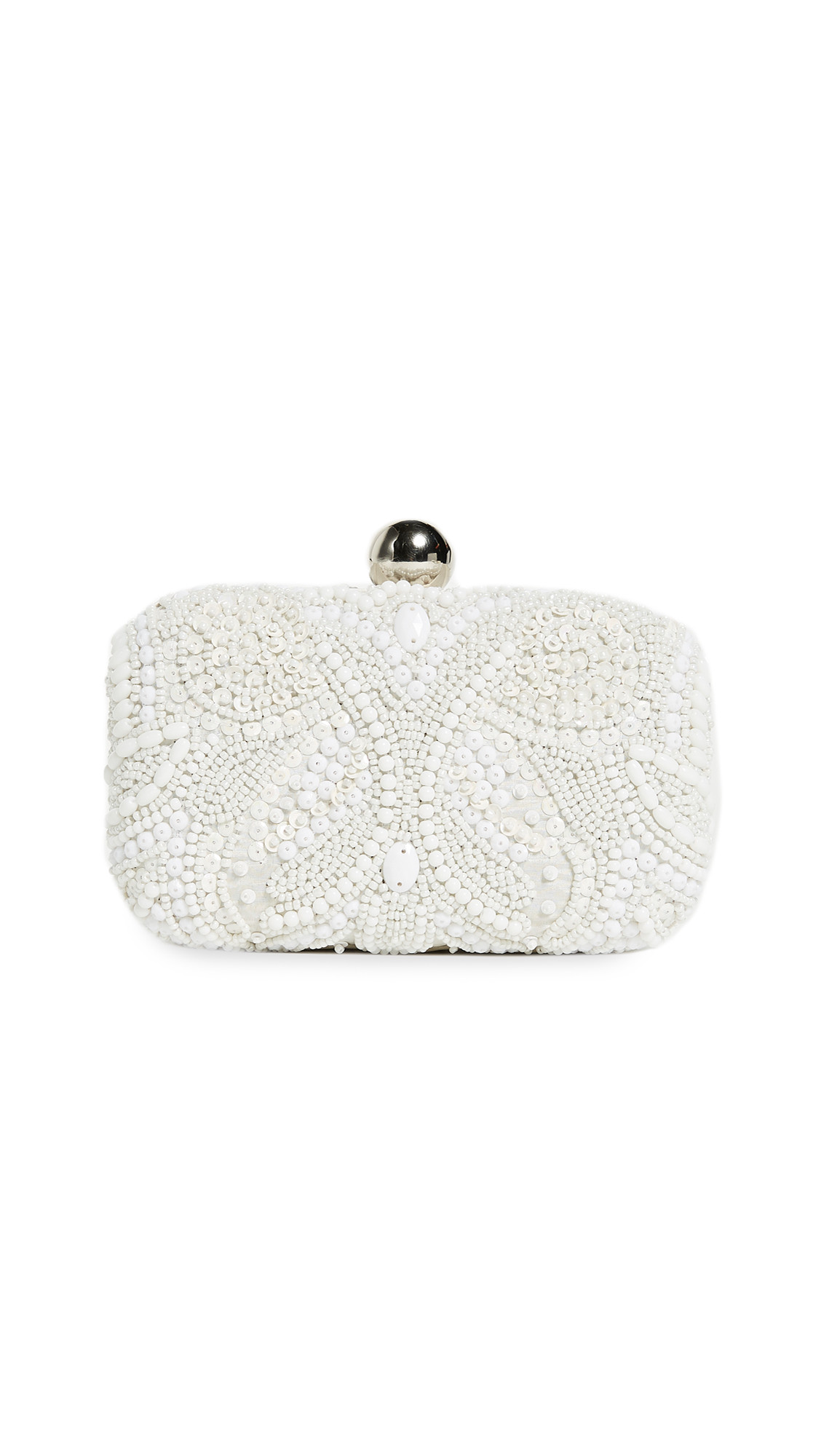 Box Clutch with Embroidered Beading | Shopbop