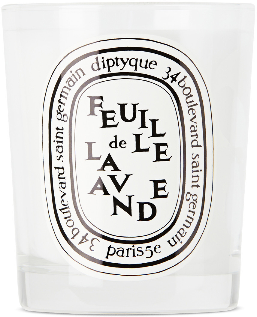 diptyque Feuille de Lavande Candle, 190 g | SSENSE