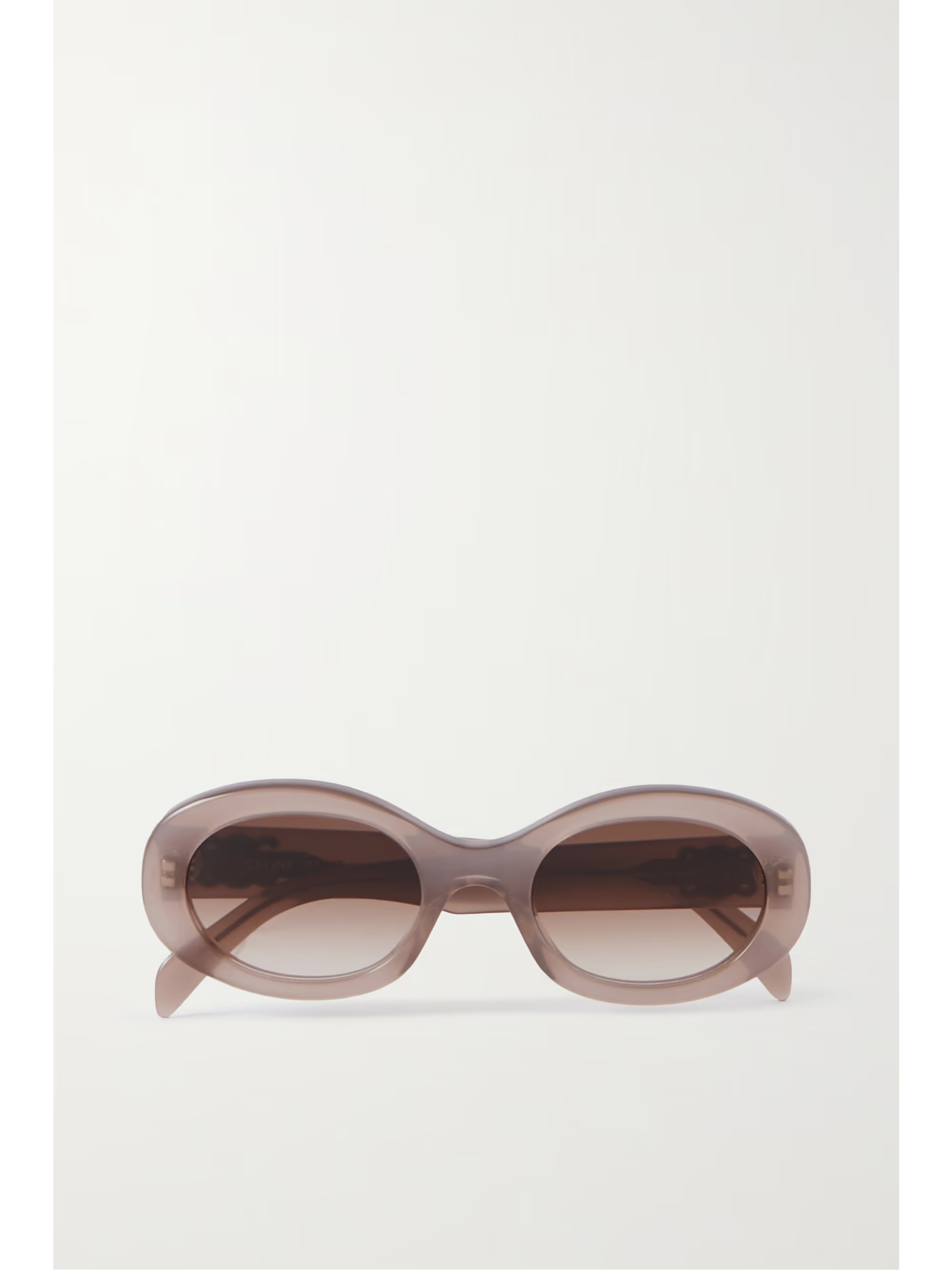Oval-frame acetate sunglasses | NET-A-PORTER (UK & EU)