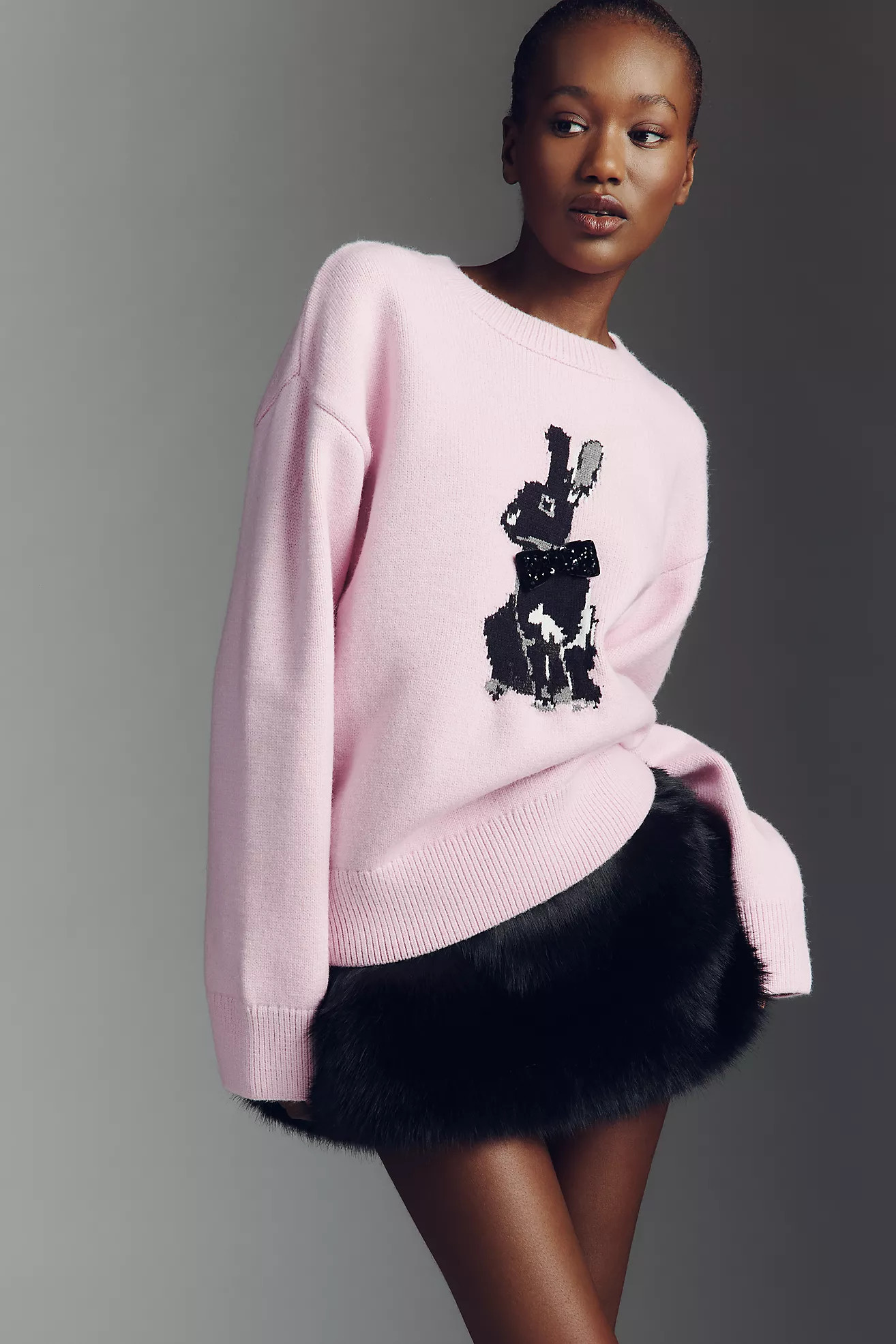 English Factory Bunny Graphic Sweater | Anthropologie (US)