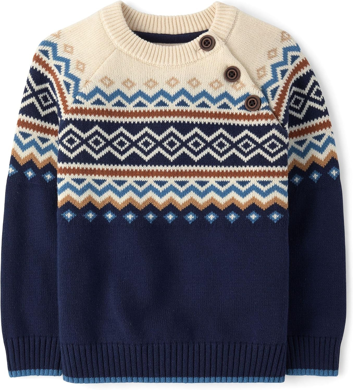 Gymboree Boys' and Toddler Long Sleeve Crew Neck Sweater | Amazon (US)