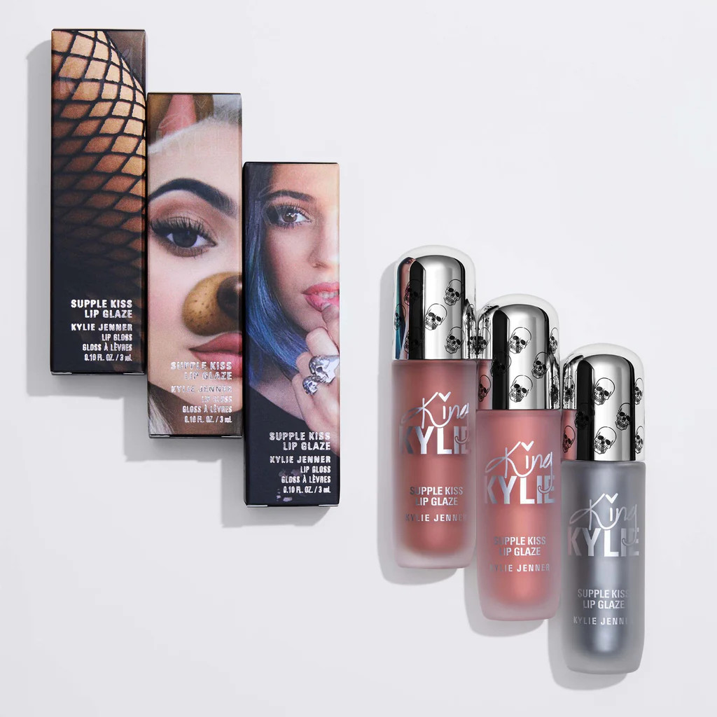 King Kylie Supple Kiss Lip Glaze Trio | Kylie Cosmetics US