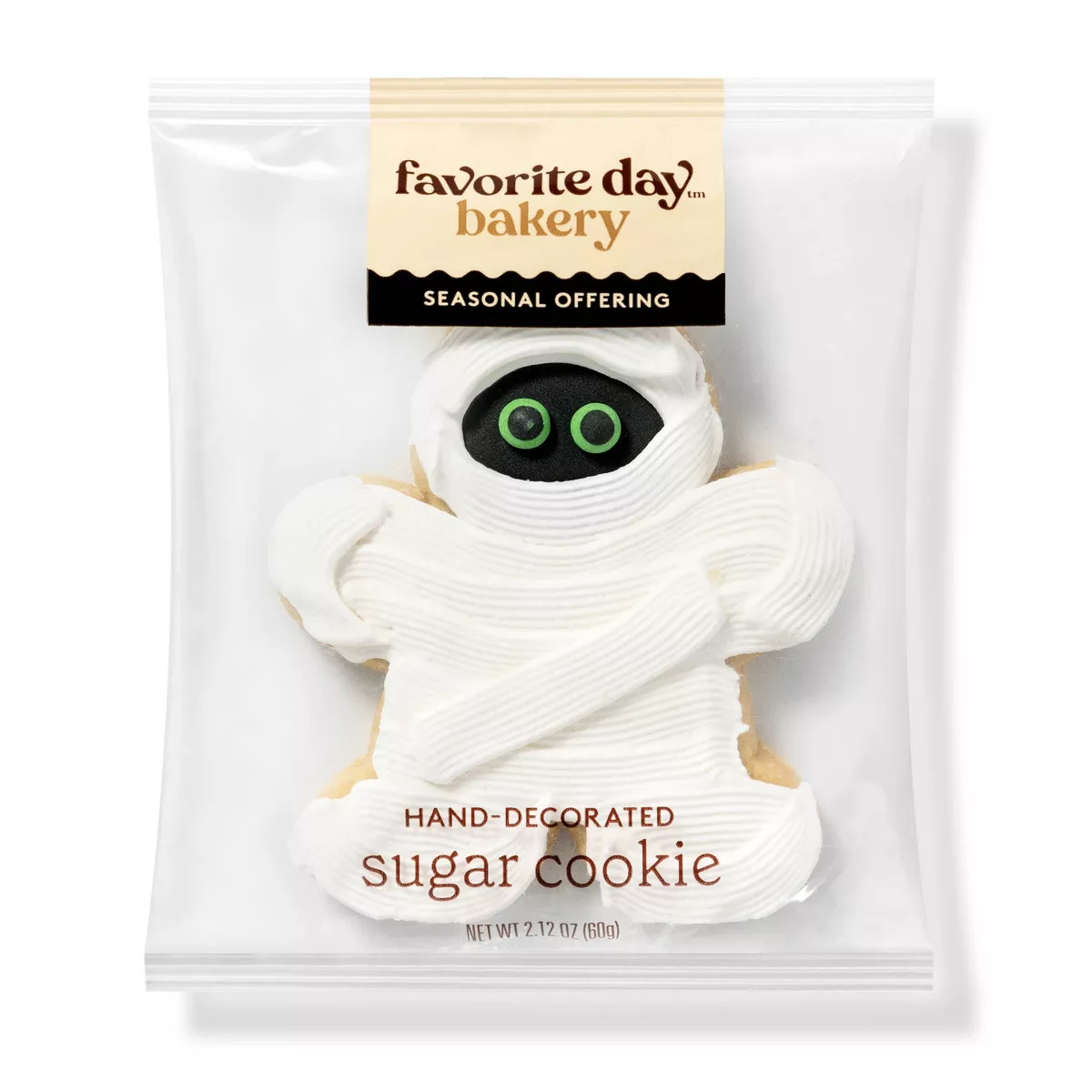 Decorated Cookie - Mummy - 2.12oz - Halloween - Favorite Day™ | Target