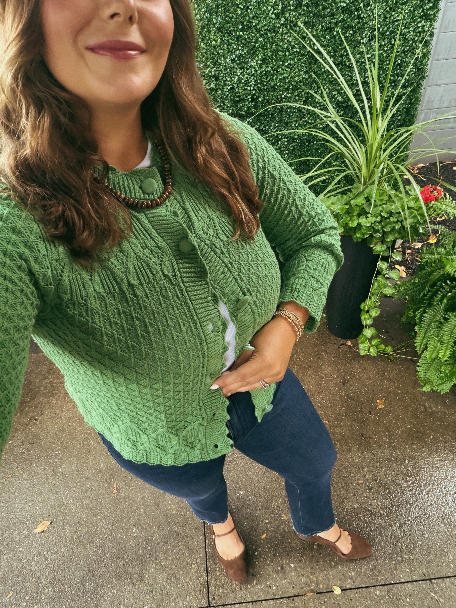 Fall fashion - wearing size XL in cardigan, XXL in tee, 16Plus in jeans

#LTKootd #LTKSeasonal #LTKPlusSize