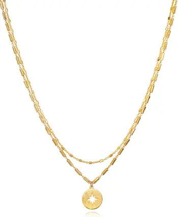 Amelia Rose North Star Layered Pendant Necklace | Nordstrom | Nordstrom