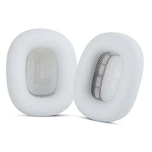 Earrock Ear Cushions for AirPods Max Headphones Replacement Earpads Ear Cups Easy to Install with Protein Leather, Magnet and Memory Foam (Silvery) | Amazon (US)