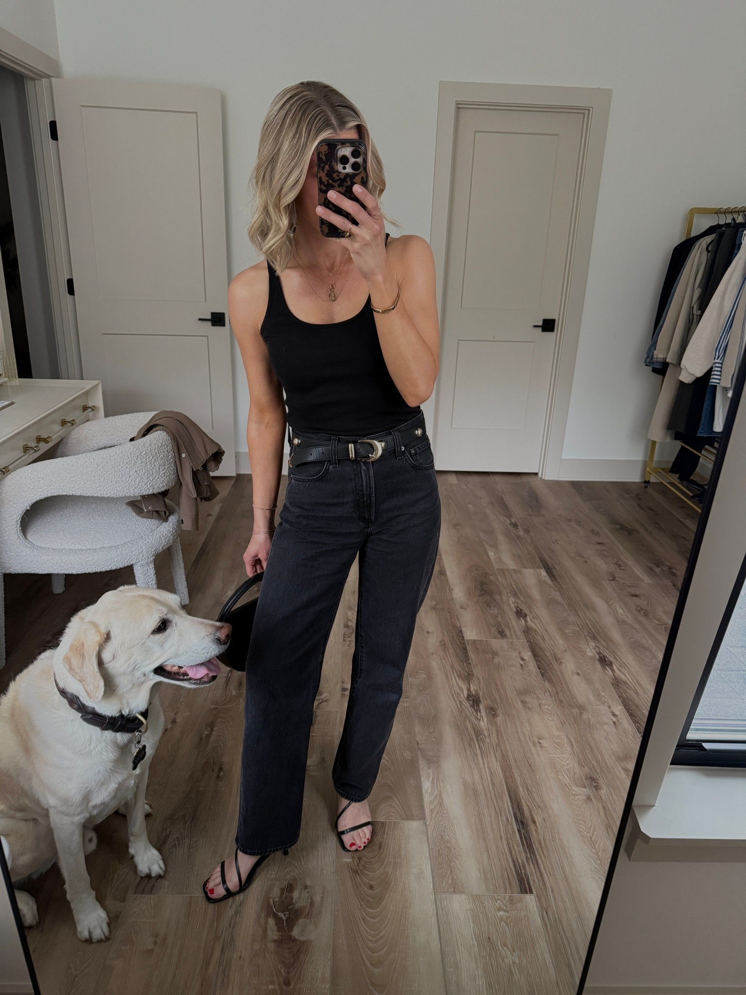 Wearing 25 jeans, small belt, small tank, heels tts

#LTKOver40 #LTKootd #LTKgrwm