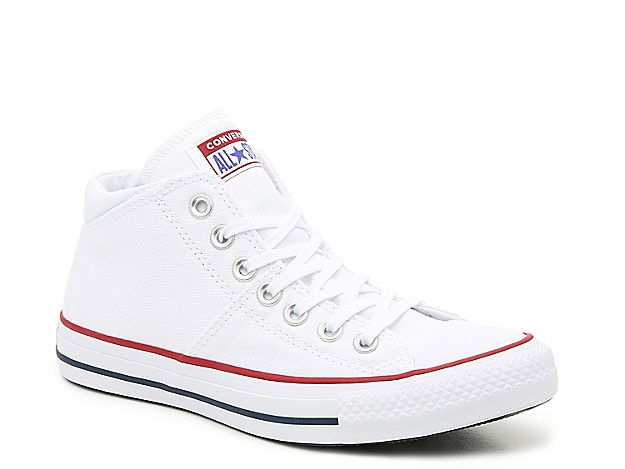 Converse Chuck Taylor All Star Madison Mid-Top Sneaker - Women's - White | DSW