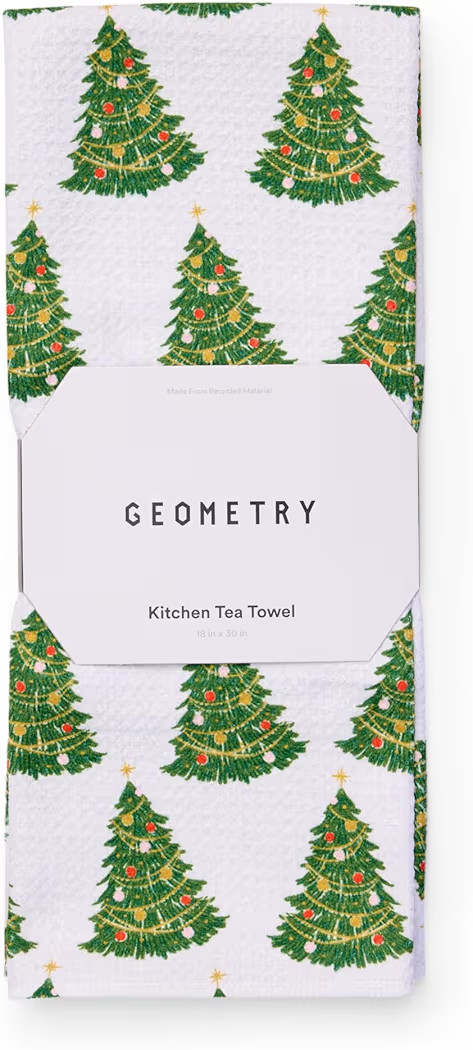 GEOMETRY Christmas Kitchen Towels - Quick Dry Microfiber Cloth Dish Towels for Kitchen Drying - P... | Amazon (US)