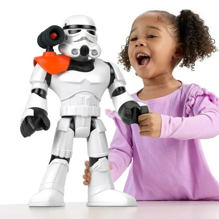 Imaginext STAR WARS Stormtrooper XXL Figure, 16+ Inch Tall Poseable Toy with Launcher | Walmart (US)