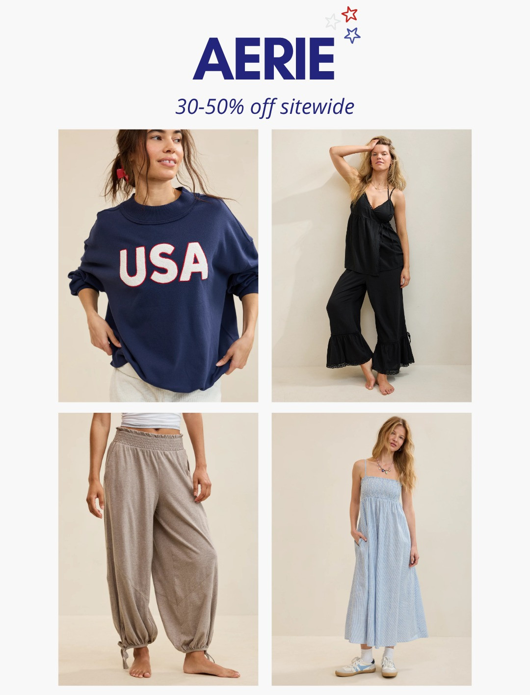 [7/2/26] Aerie sale finds I’m actually excited about—easy summer staples, comfy basics, and those throw-on pieces that make getting dressed feel effortless.✨🩵 If you’ve been wanting a little wardrobe refresh, this is a good time to grab the best sellers before sizes start to go. 

 #LTKootd #LTKSeasonal #LTKSaleAlert
