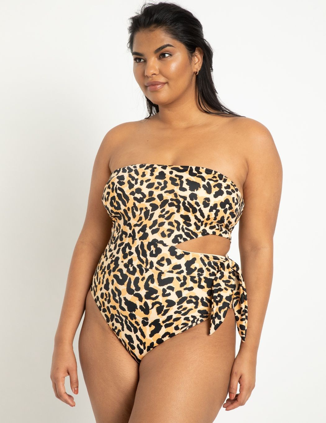 Side Tie Swimsuit | Eloquii