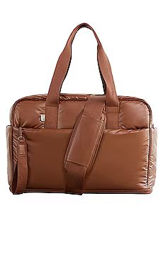 The Expandable Puffy Duffle in Maple | Revolve Clothing (Global)