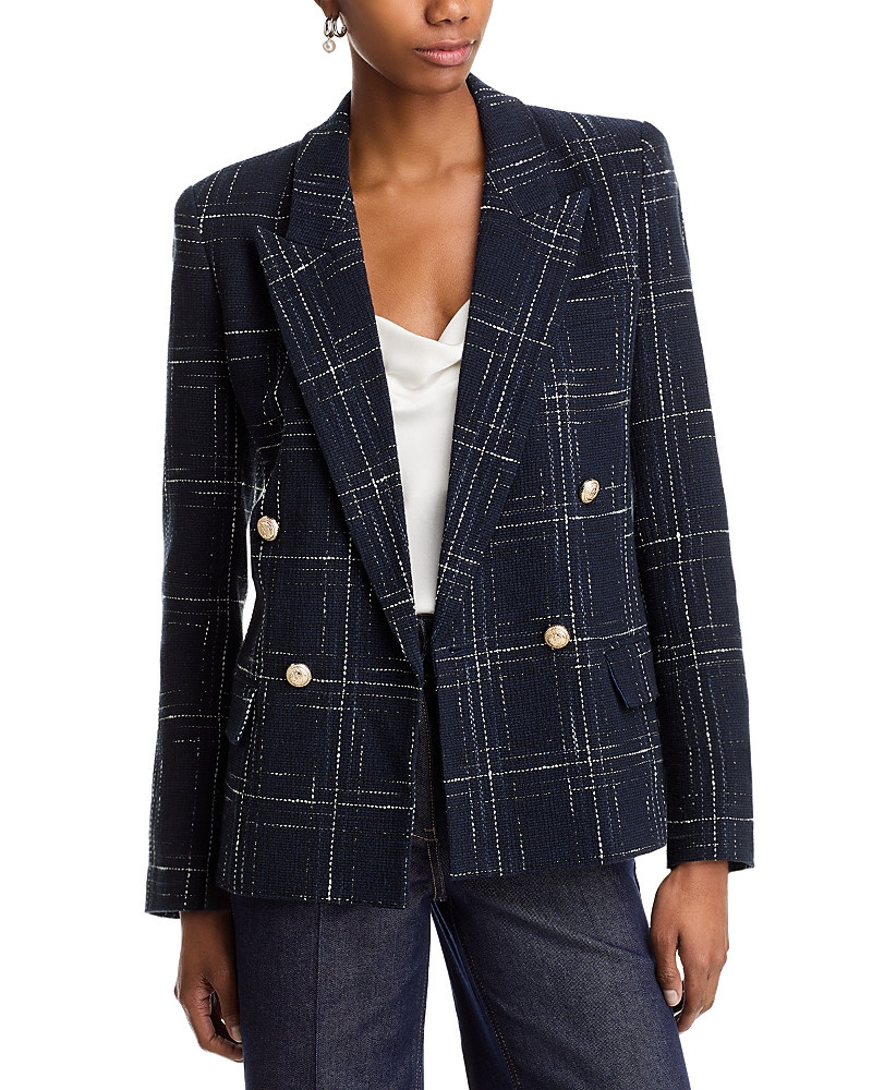 Generation Love Maverick Windowpane Tweed Blazer | Bloomingdale's (US)
