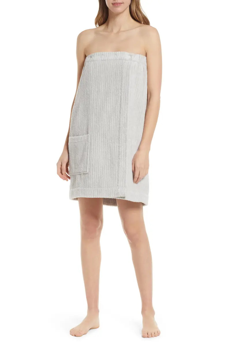 Hydro Ribbed Organic Cotton Blend Wrap | Nordstrom