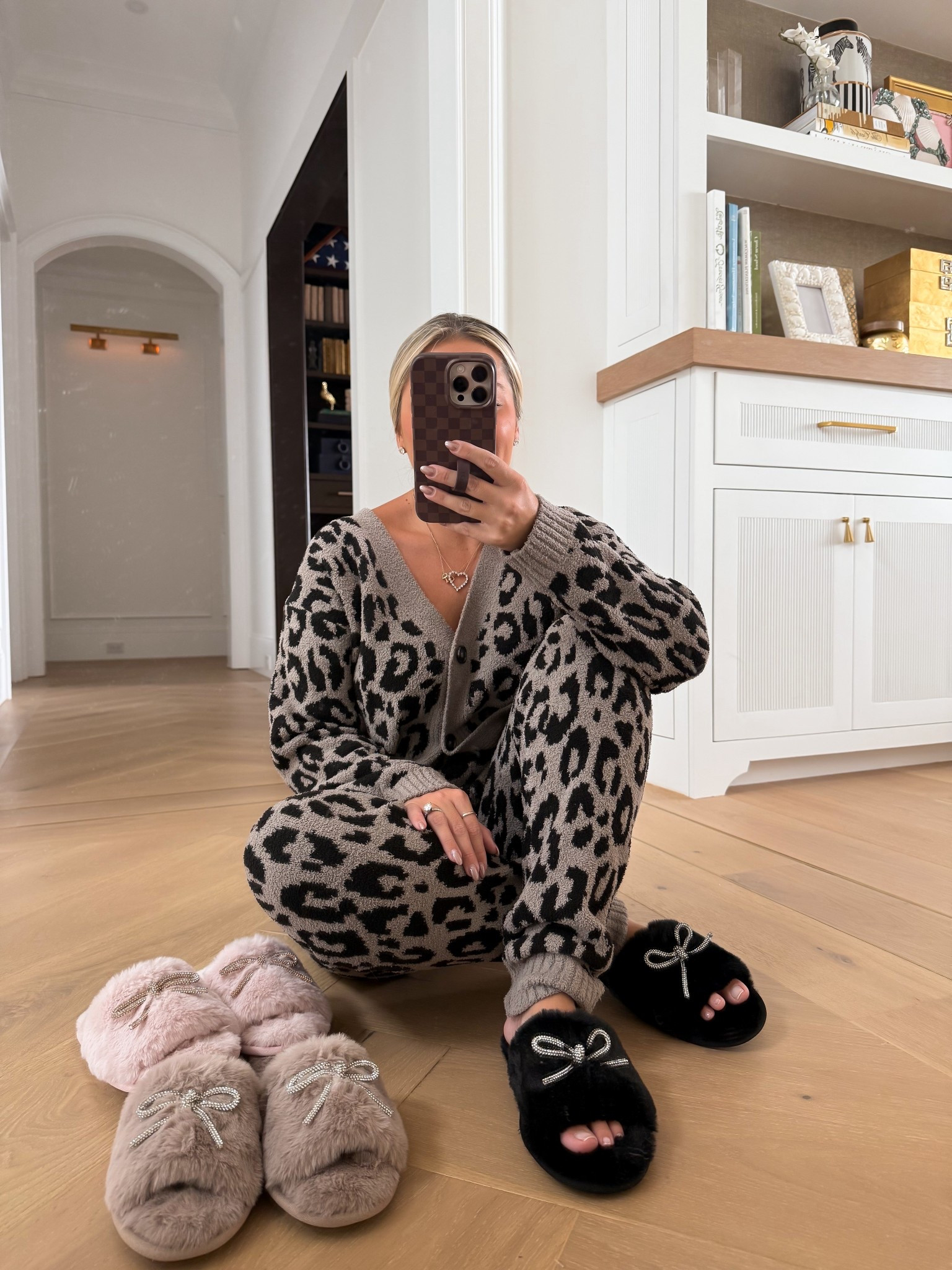 Wearing size small in this barefoot dreams inspired set! Love these Walmart house slippers! 

#LTKFindsUnder50 #LTKPetite #LTKFindsUnder100