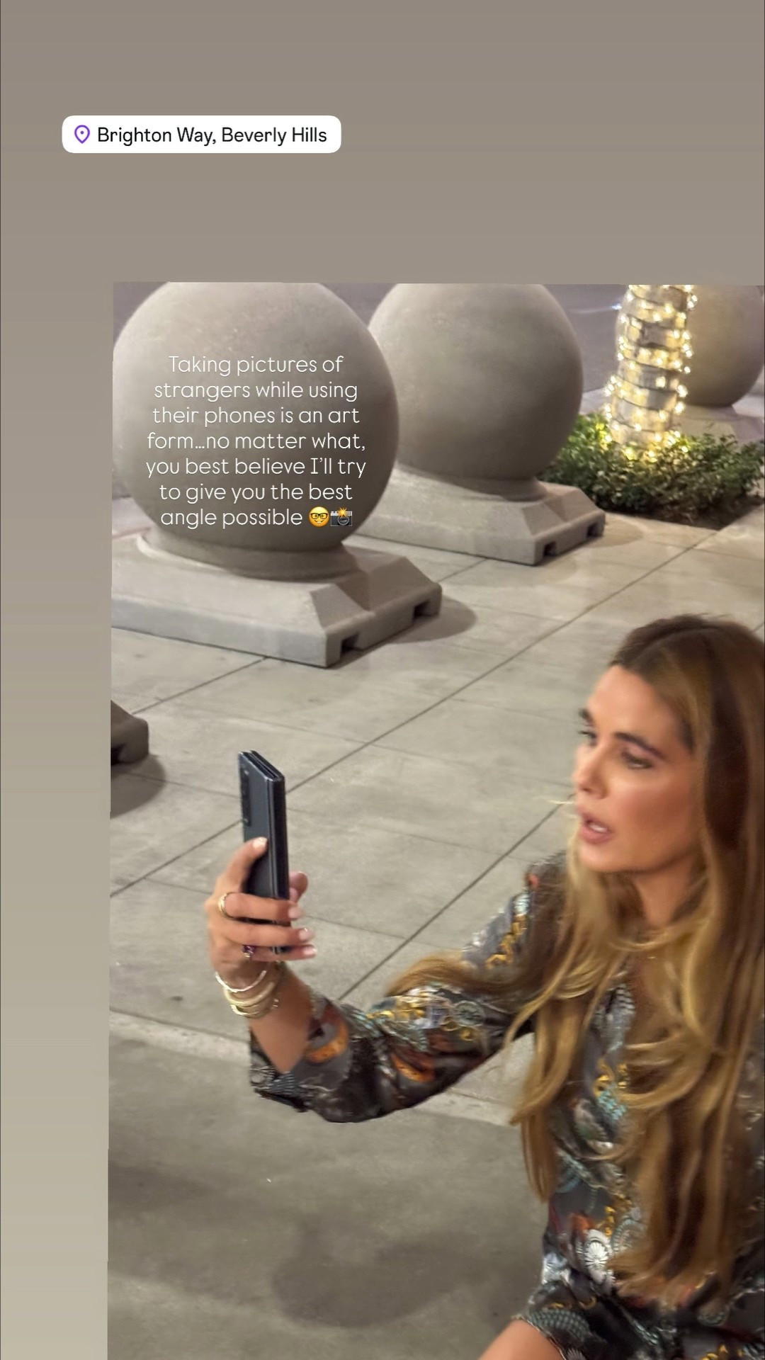 Taking pictures of strangers while using their phones is an art form…no matter what, you best believe I’ll try to give you the best angle possible 🤓📸