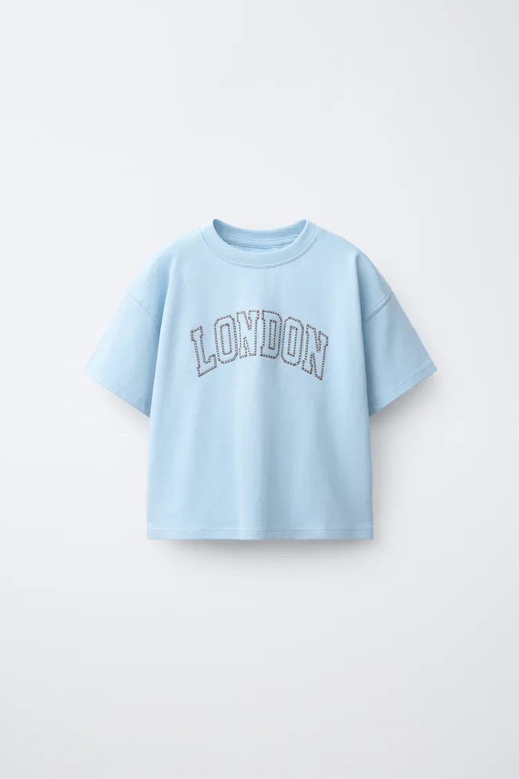 CITIES EMBROIDERED T-SHIRT | Zara US