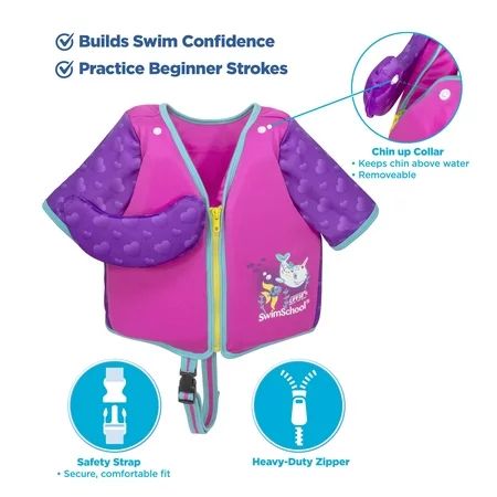 Deluxe Swim Trainer Vest - Whale Print S/M | Walmart (US)