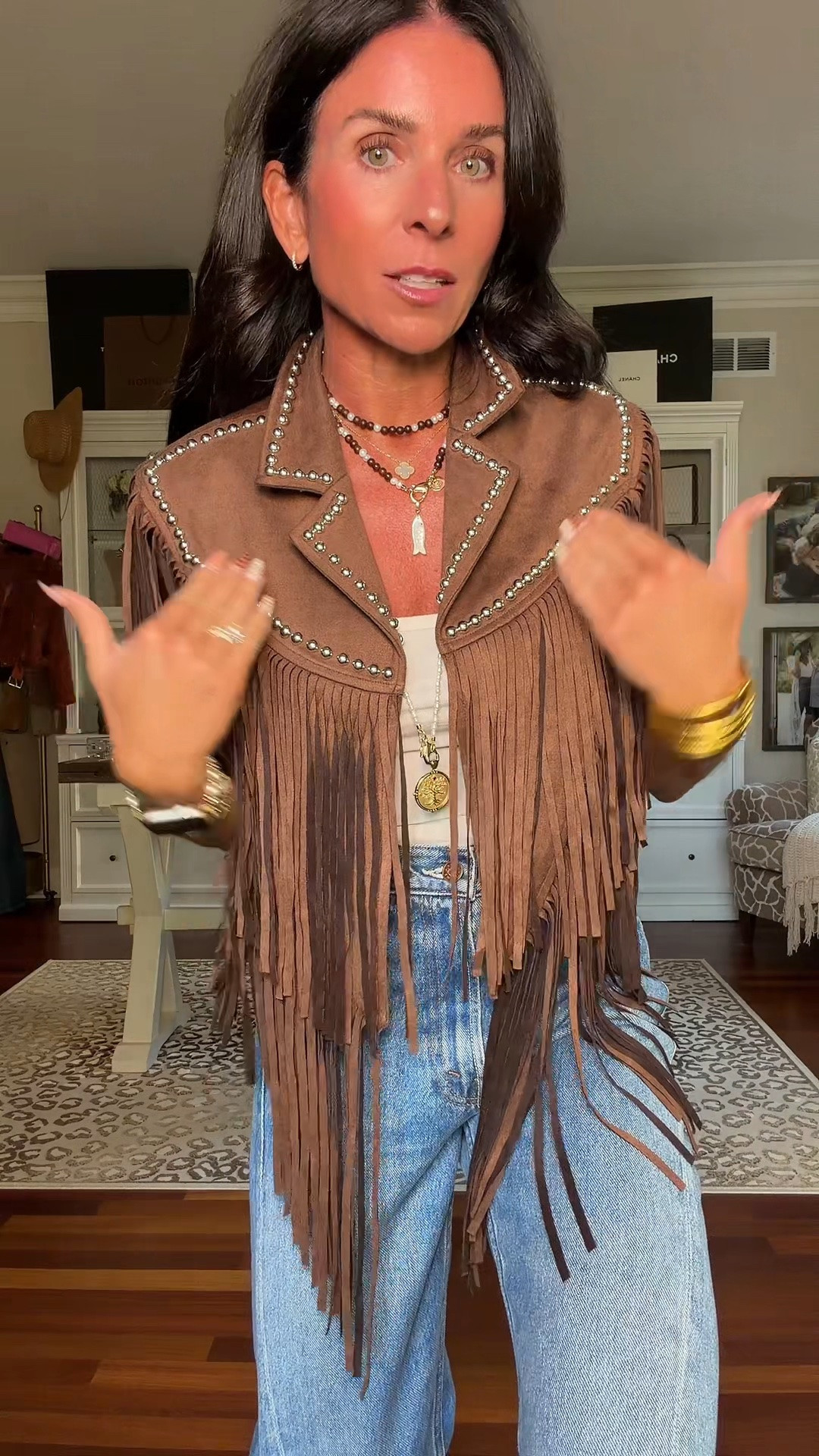 Absolutely loving these fringe capes from @The Willow Tree 👏🏼👏🏼

#LTKootd #LTKSeasonal