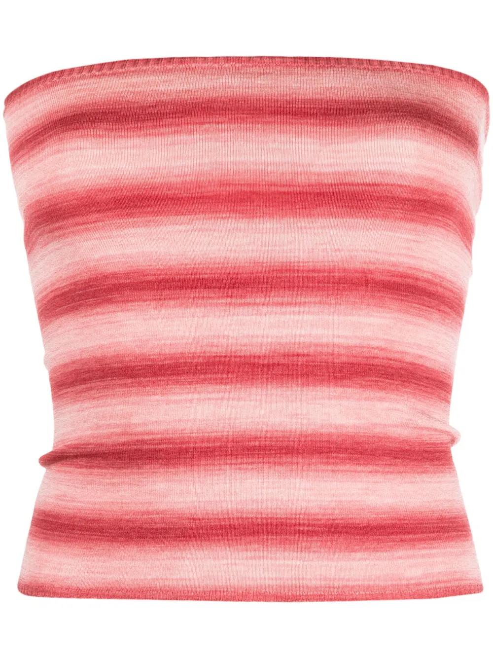 Gimaguas Strapless Striped Knit Top - Farfetch | Farfetch Global