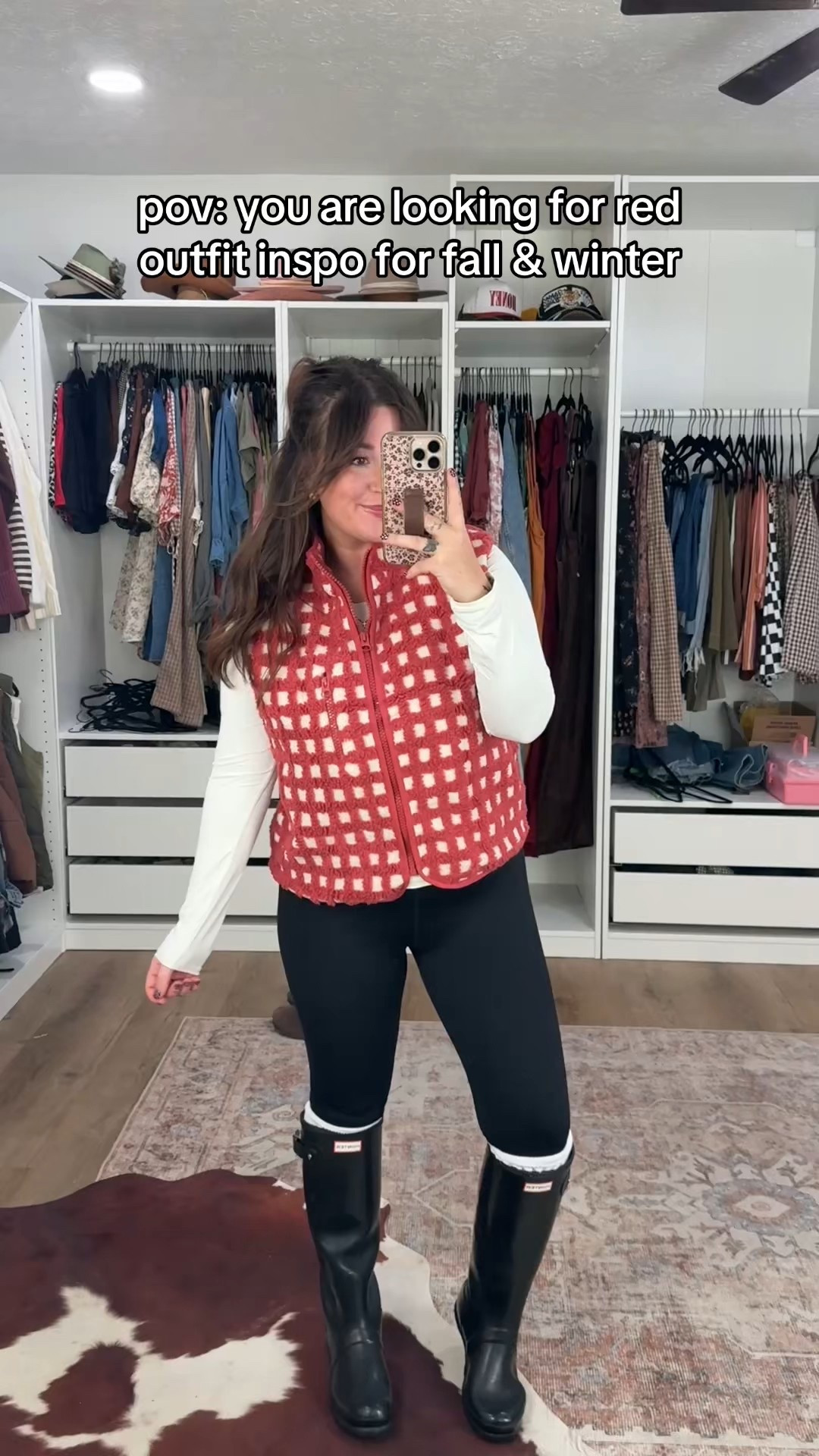 Red fall and winter outfit inspo!! I’m 5’1 size 8/10 wearing all my TTS! All sizing charts are accurate!

#LTKFindsUnder50 #LTKootd #LTKHoliday