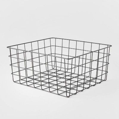 13" Rectangular Wire Decorative Basket - Brightroom™ | Target