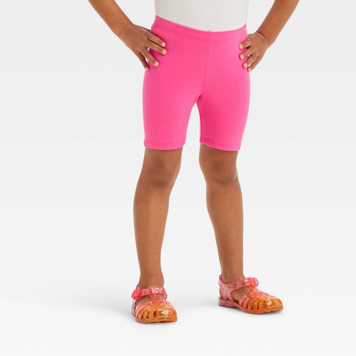 Toddler Girls' Dazzle Shorts - Cat & Jack™ Pink | Target
