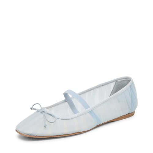 Dolce Vita Women's Raeven Ballet Flat, Light Blue, 9 | Amazon (US)