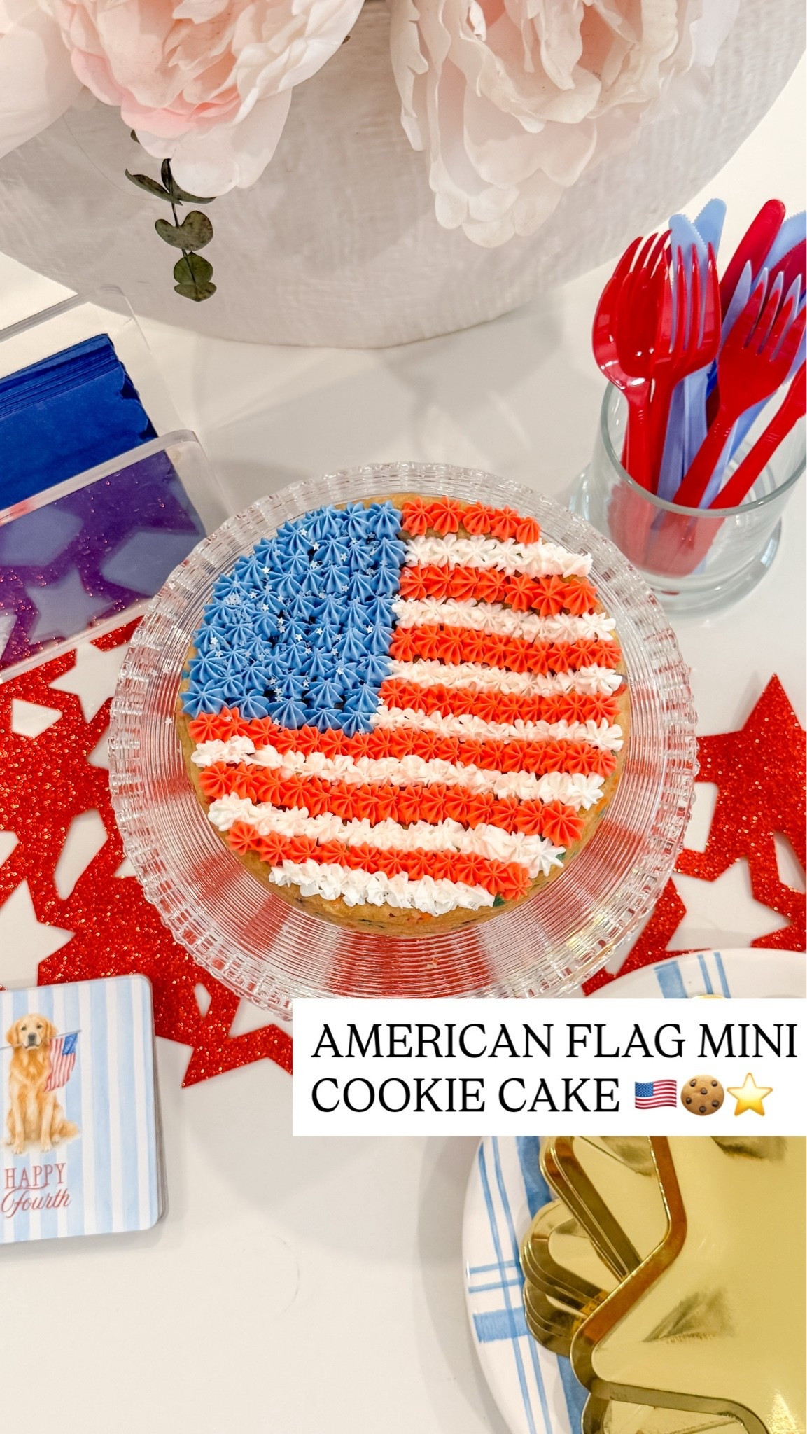 Supplies for the patriotic mini cookie cake!

#LTKSeasonal #LTKHome #LTKfoodie