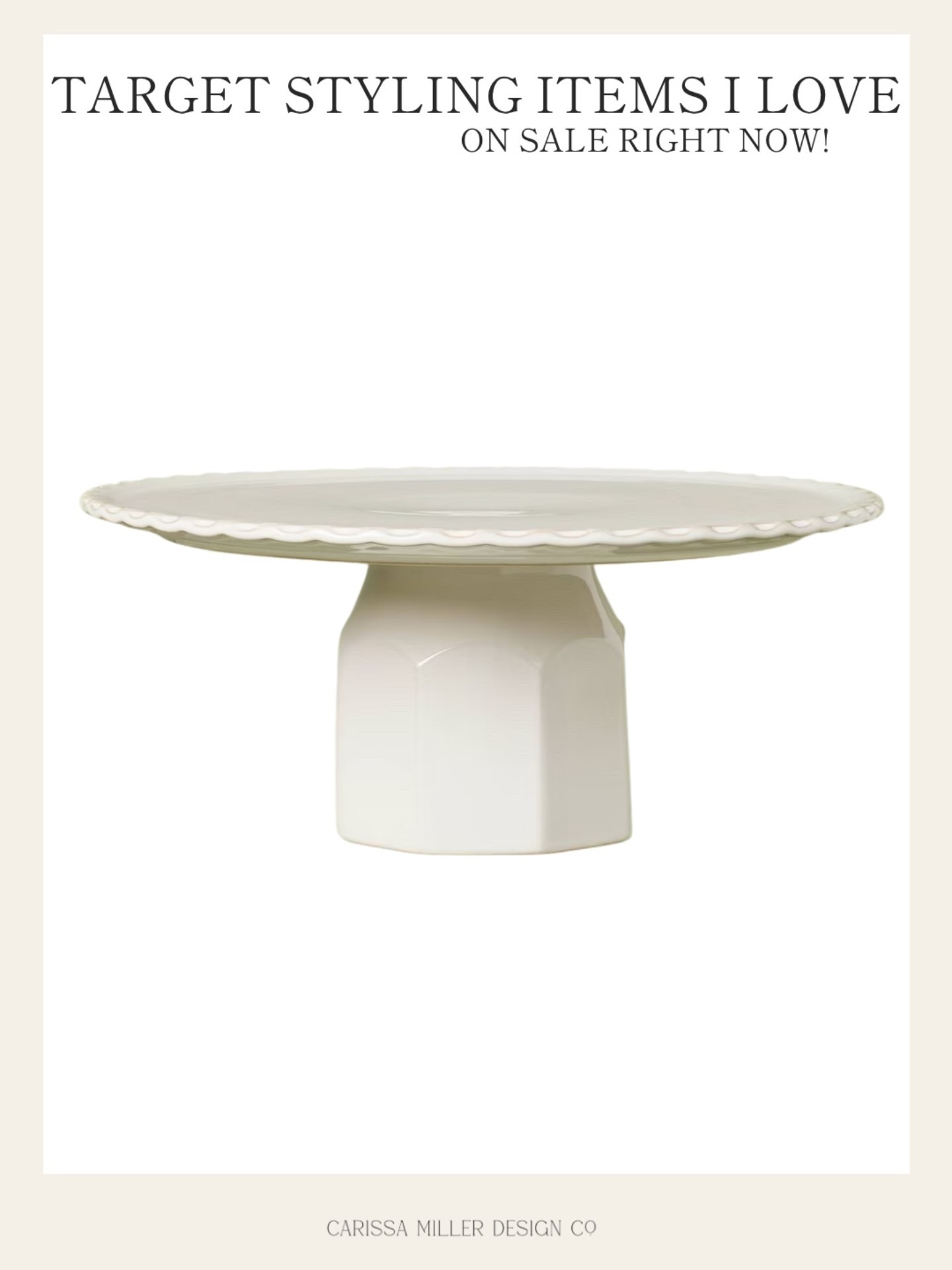 I have been loving dessert stands for styling recently. This one is so cute!