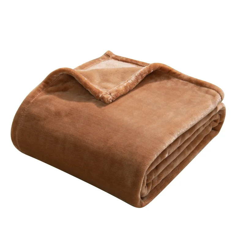 Better Homes & Gardens Polyester Velvet Plush Throw, Copper Pipe, 50" x 72", Suitable for Adult | Walmart (US)