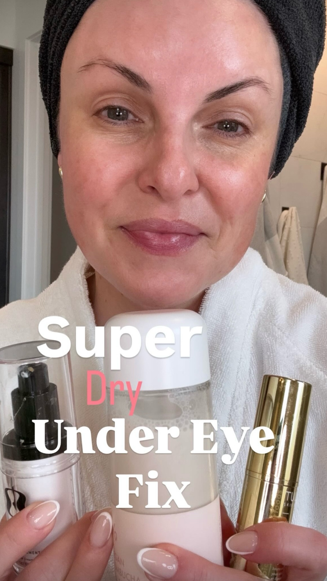 My under eye sandwich method to keep concealer smooth, hydrated, and crease free. This technique uses a hydrating essence, peptide rich eye cream, and a lightweight eye balm to create the perfect base before color corrector and concealer.

This makes the under eyes look brighter, smoother, and more luminous, especially over 40.

Shop the exact products I used below.


#LTKOver40 #LTKselfcare #LTKBeauty