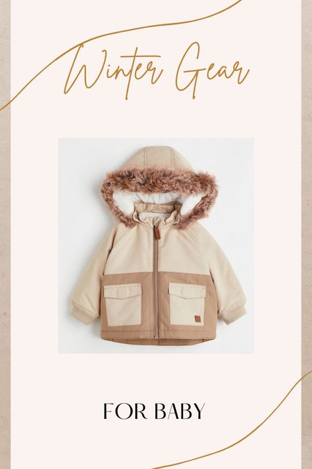 Cutest winter jacket for baby. Padded jacket with fur hood 

#LTKbaby