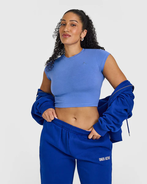 Cotton Icon Baby T-Shirt 
 Glaucous Blue | Oner Active (UK / US)