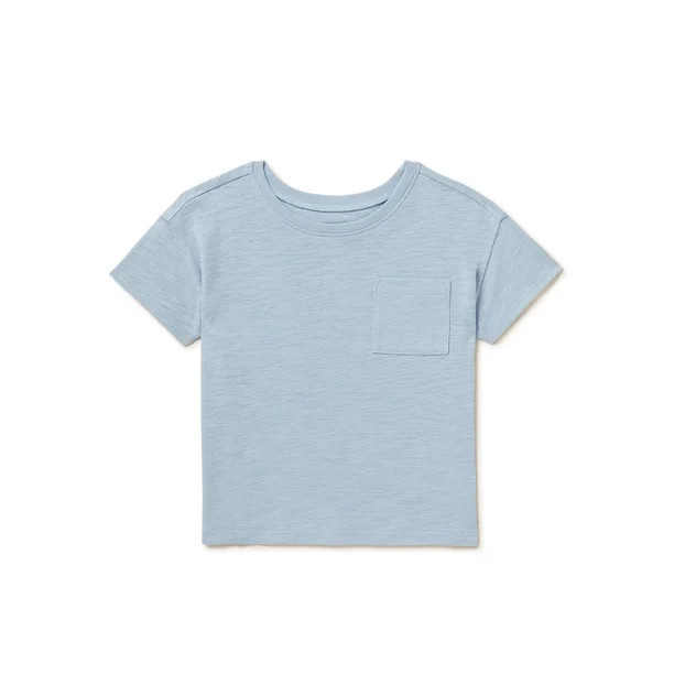 Garanimals Toddler Girls Short Sleeve Pocket Tee, Sizes 12 Months-5T | Walmart (US)