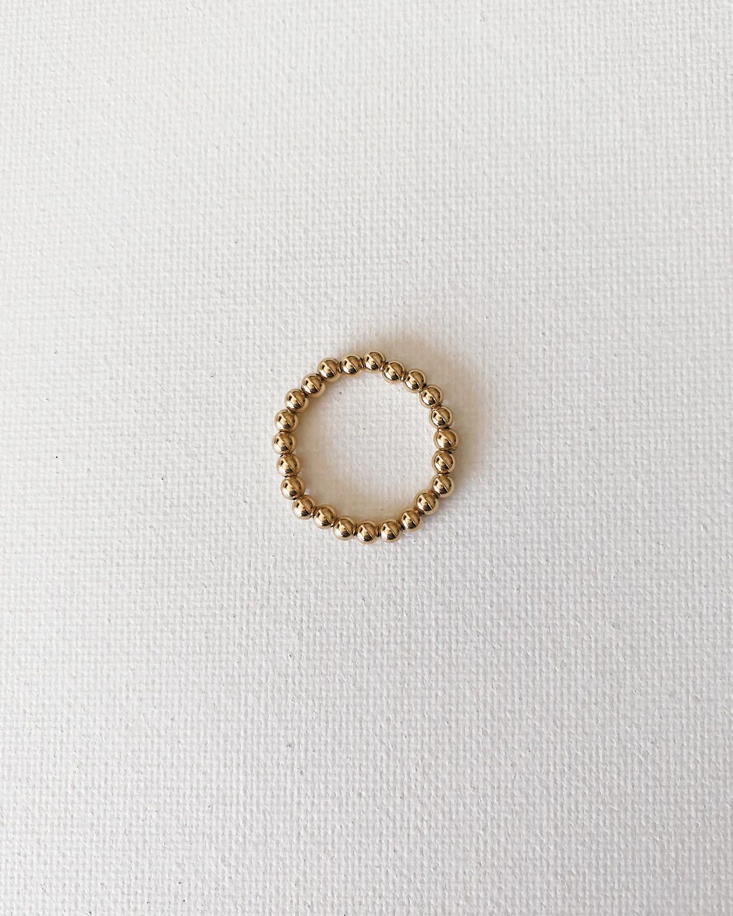 THE BEADED RING - GOLD | Stylin by Aylin
